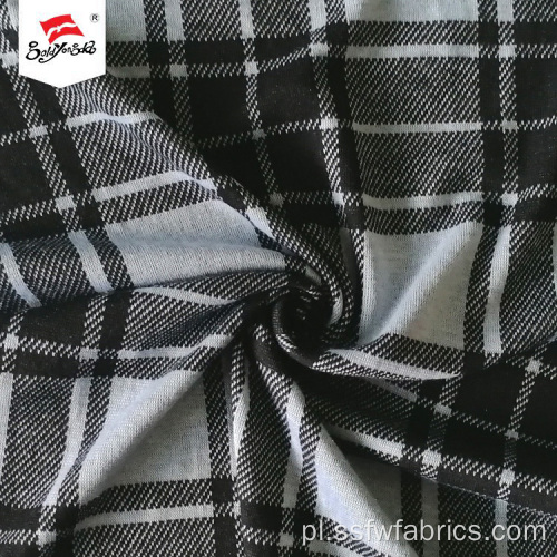 Tkanina żakardowa TR Spandex 260gsm Check